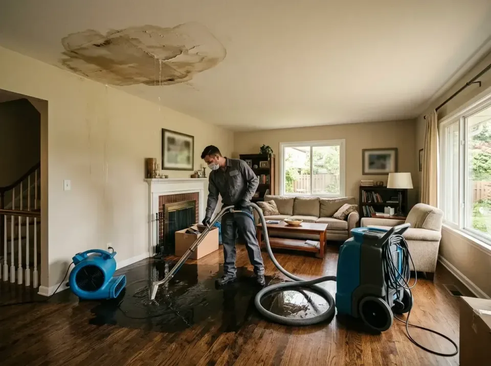 attic-pipe-burst-ceiling-drip-008 — frequently asked questions, Water Damage Restoration & Carpet Care in Hoboken, NJ